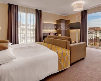 فندق بيلريف - لوزان - غرفة نوم