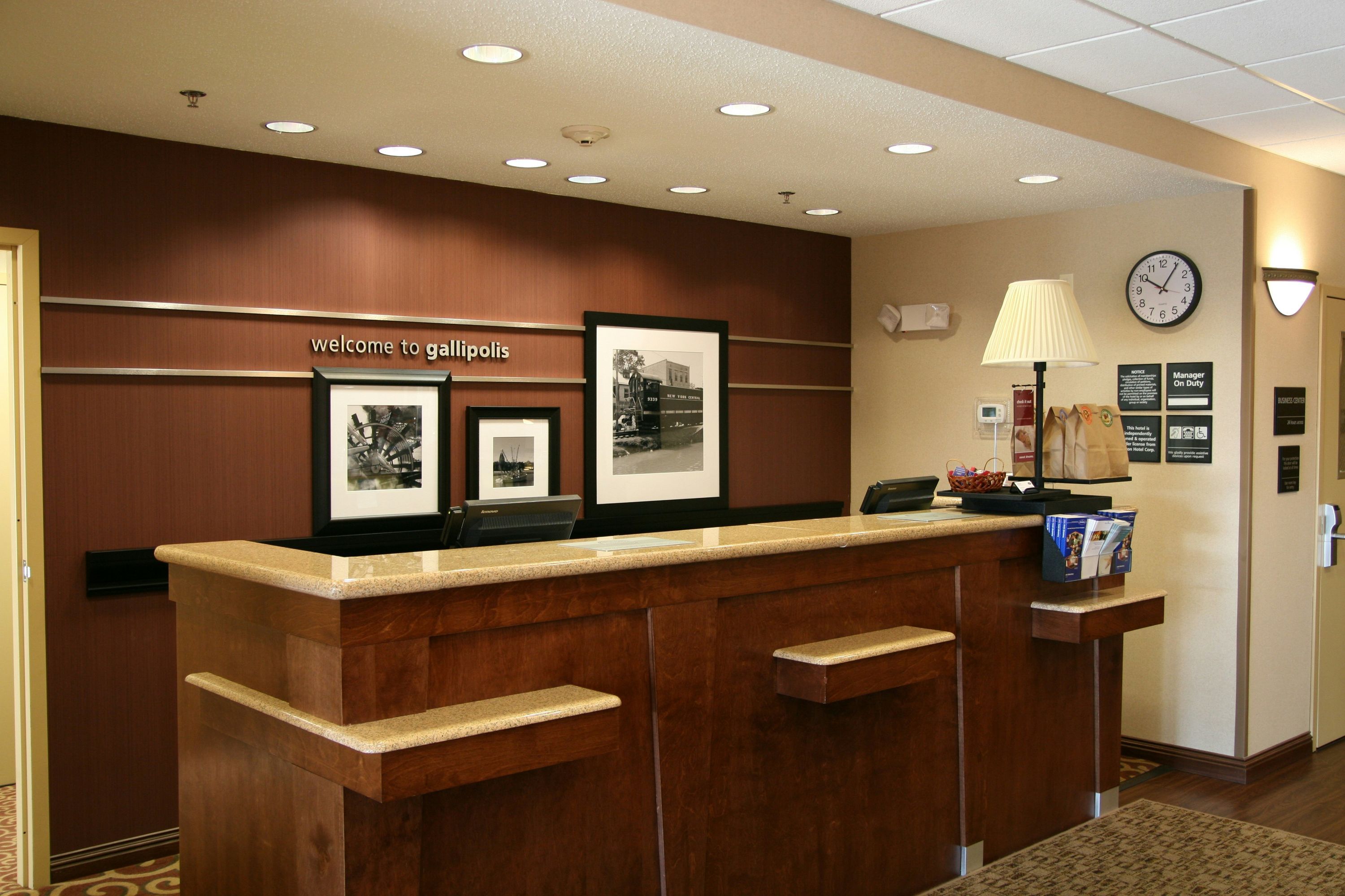 Hampton Inn Gallipolis - Gallipolis - Recepce