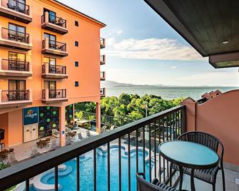 Studios Modernos À Beira-Mar - Jurerê Beach Village Jbvtop - Florianópolis - Balkon