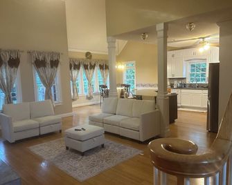 Entire 4BR Lakeview Home with Parking Fast Wi-Fi Conyers - Conyers - Living room