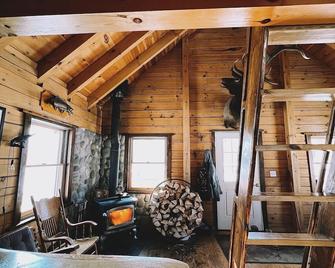 Private Log Cabin Rental - Drayton Valley - Huiskamer