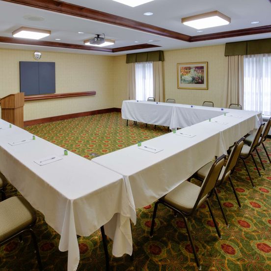 Conference room view of Hampton Inn Auburn