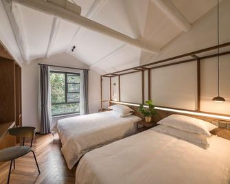 Blue Lotus Bloom · Pillow Cloud Homestay (Zhejiang University Qingzhiwu Branch) - Hangzhou - Sypialnia