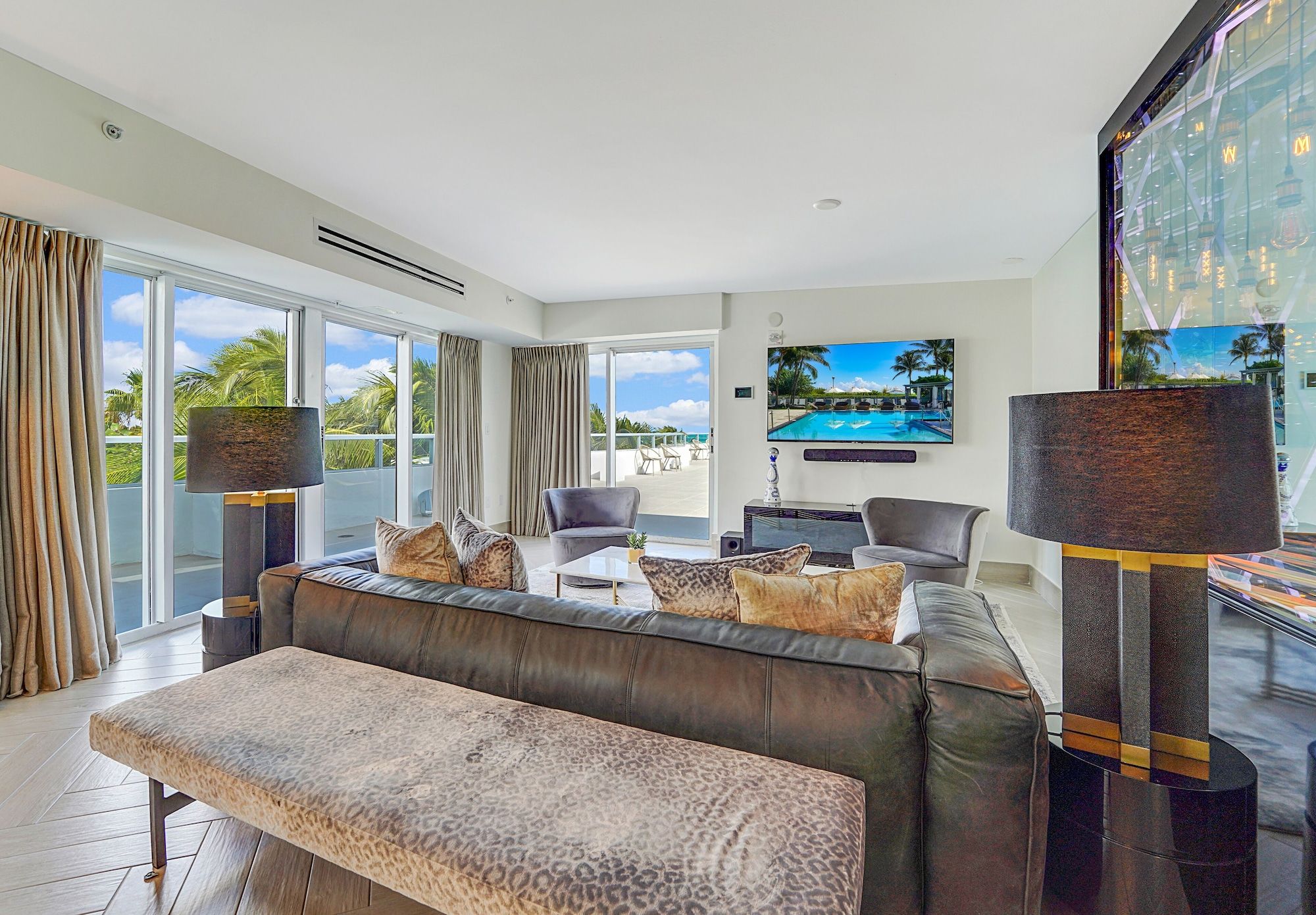 ساجامور هوتل ساوث بيتش - آن أول سويتس هوتل - ميامي بيتش - غرفة معيشة