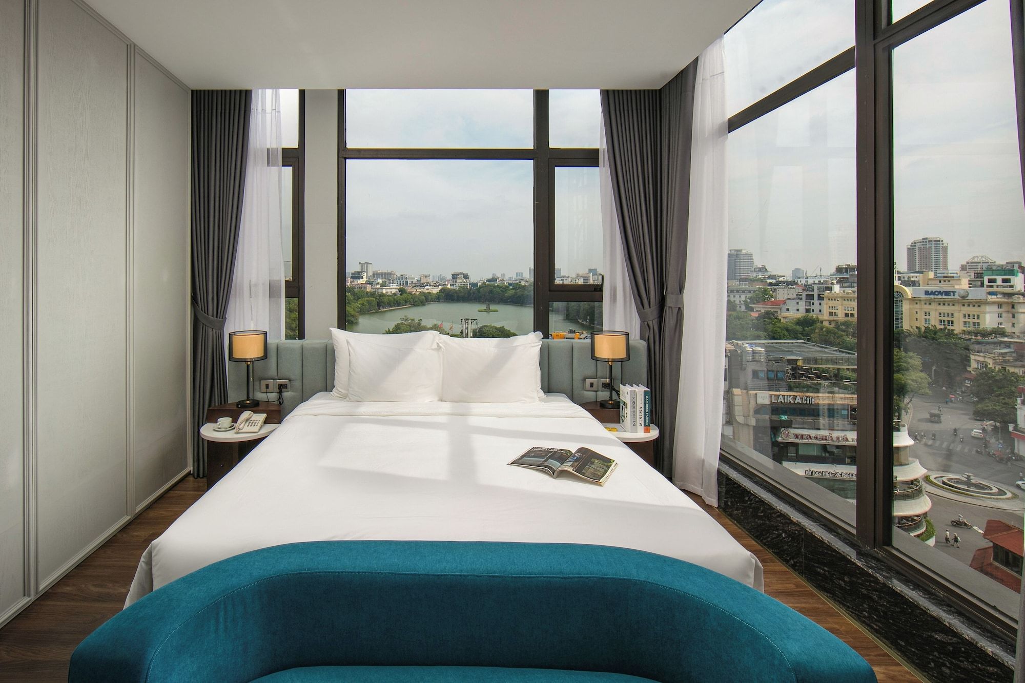 May De Ville Lakeside Hotel - האנוי - חדר שינה