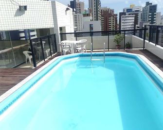 Comfortable apartment / apartment, great location, cabo branco - João Pessoa - Pool