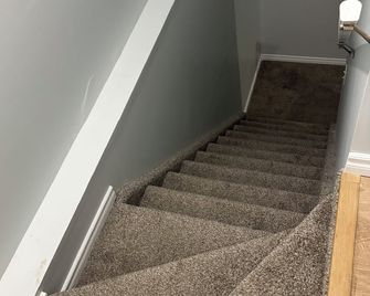 Clean & Cozy Guest Retreat — Private Basement Room - Spruce Grove - Stairs