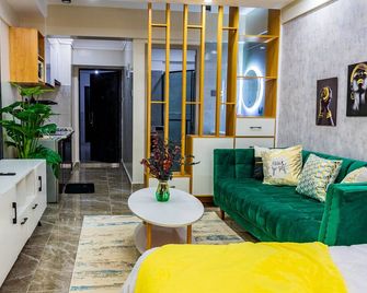 Luxury cozy studio apartment, Kilimani - Nairobi - Living room
