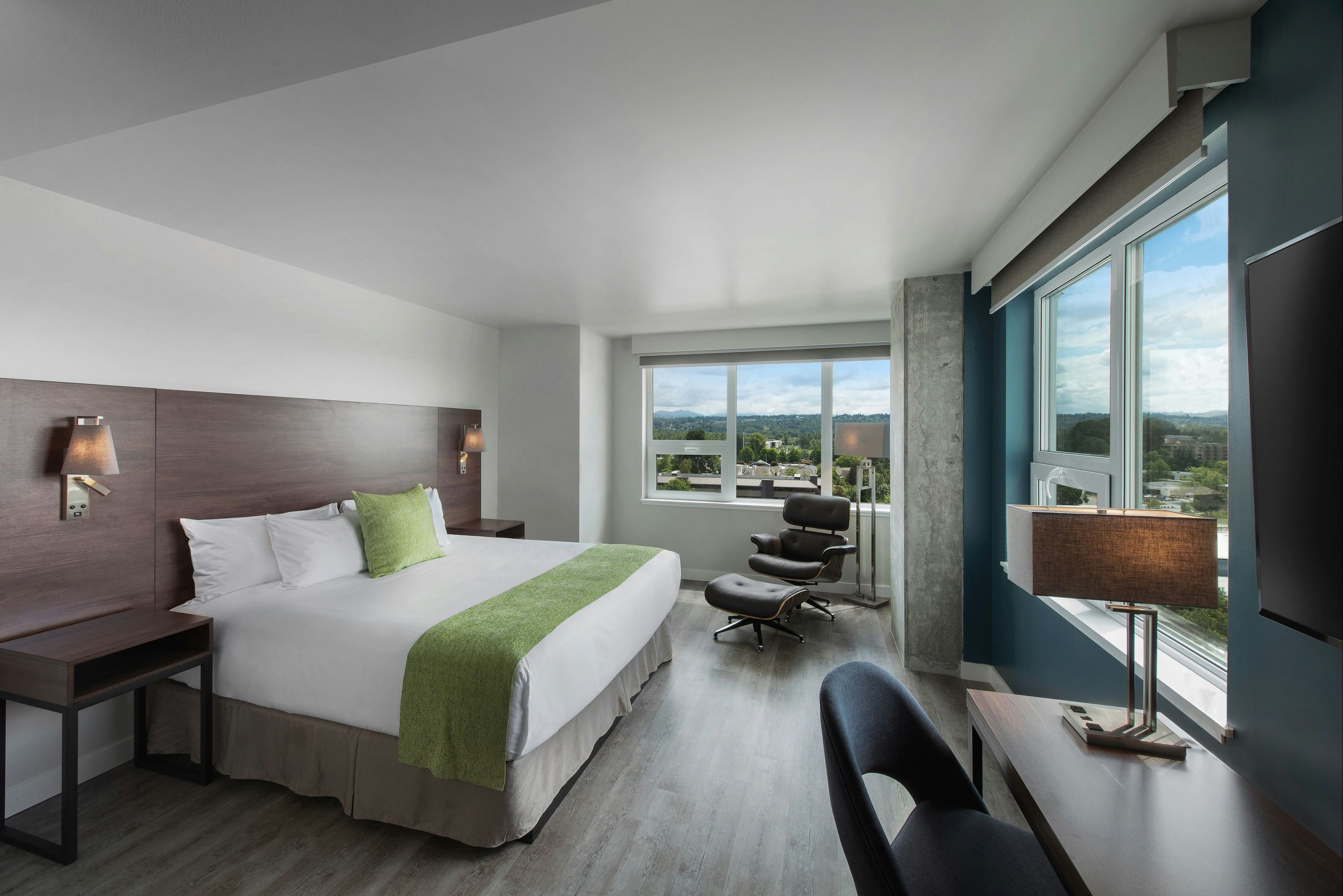 Hotel Interurban Seattle Tukwila, Tapestry by Hilton - Tukwila - Спальня