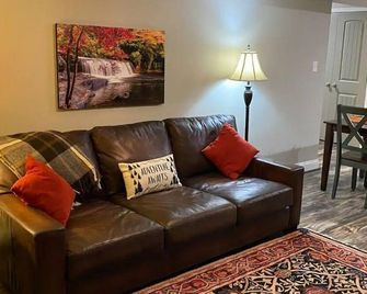 Mulberry House, escape, relax, play in sought after Pisgah Forest - Pisgah Forest - Living room