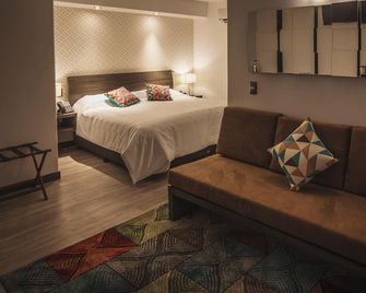Hotel Platino Expo Guadalajara - Guadalajara - Yatak Odası