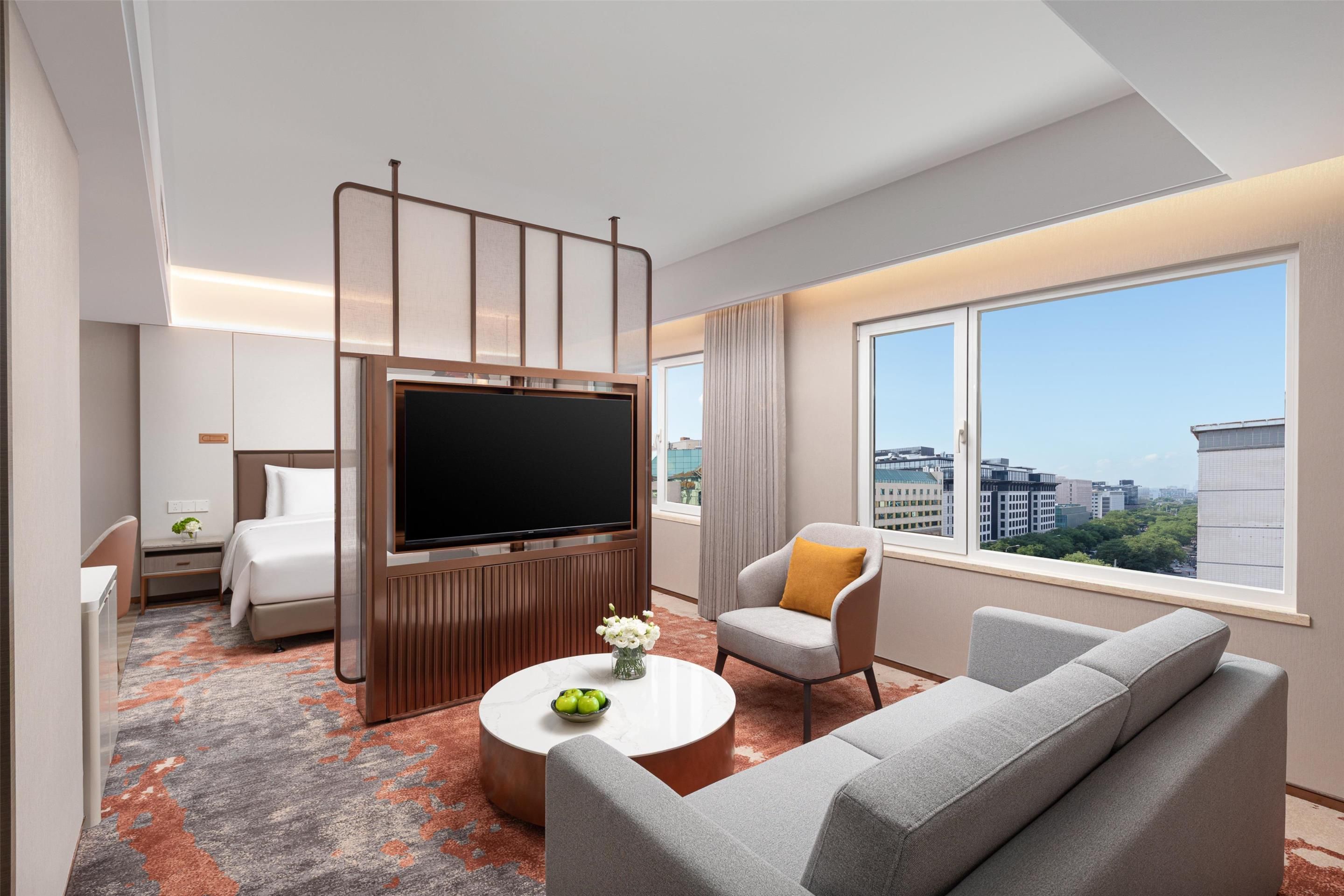 صن وورلد ديناستي هوتل بكين وانج فوجينج - بكين - غرفة معيشة