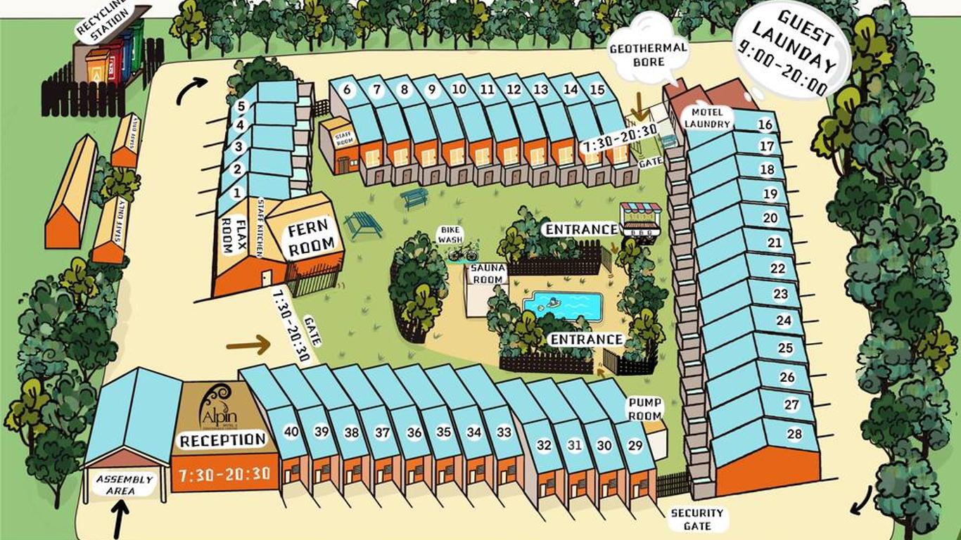 阿爾平汽車旅館和會議中心 - 羅托魯瓦