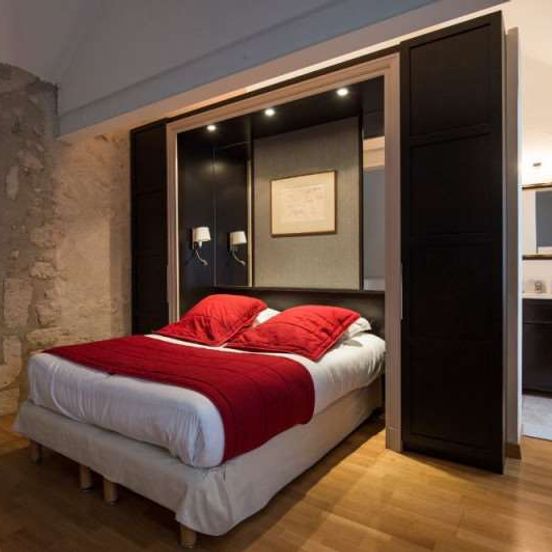Bedroom view of Hotel du Jeu de Paume