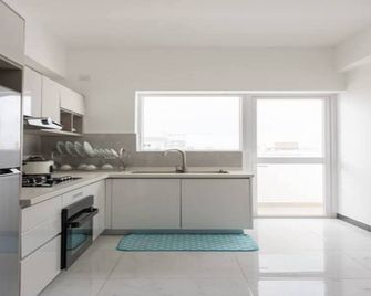 Fully Furnished 2 Bedroom Apartment with Sea View - Dehiwala-Mount Lavinia - Kitchen