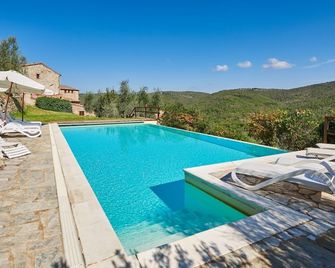 Casale il Gualdo In Radda in Chianti, Tuscany - 拉達因基安蒂 - 游泳池