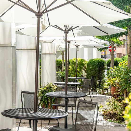 Patio view of Hotel Jal City Kannai Yokohama