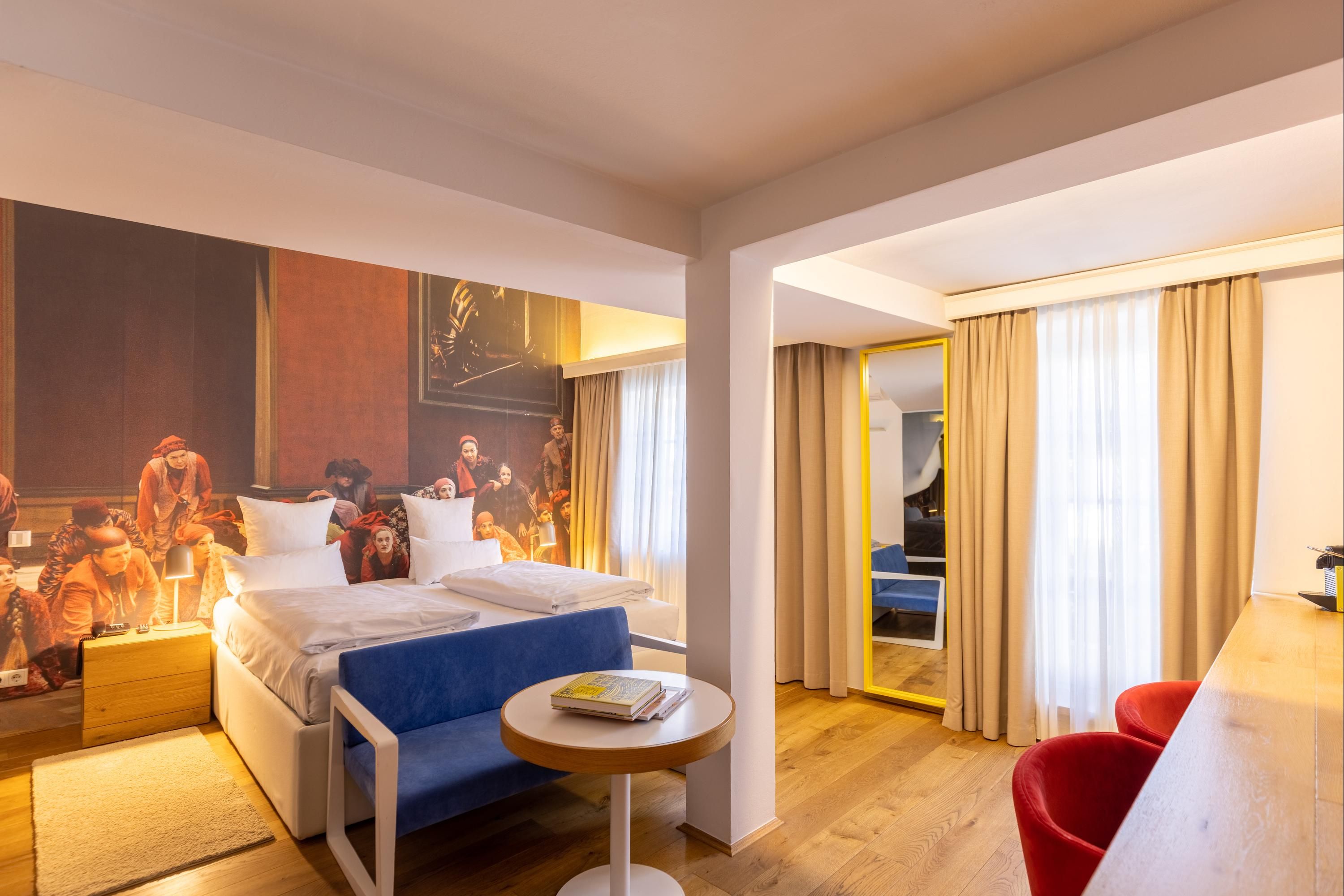 سمول لاكشري هوتل جولدجاس - سالزبورغ - غرفة نوم