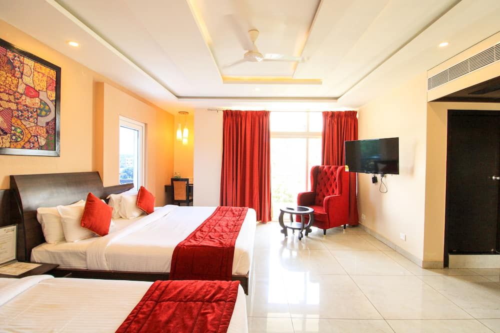 White Pearl Residency - פונדיצ'רי - חדר שינה