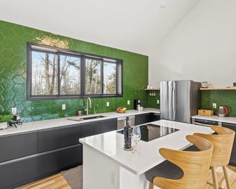 Scandinavian Chalet | Hot Tub | Flx Retreat - Dansville - Kitchen