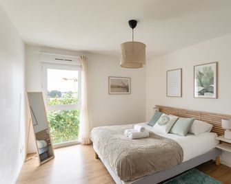 Le Mint - Appt 2 chambres avec parking - Rennes - Bedroom