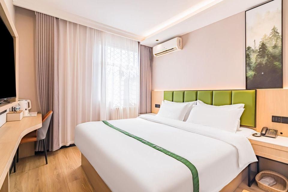Greentree Inn Tianjin Huanghe Road Guangkai - تيانجين - غرفة نوم