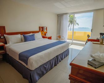 Hotel Hostal De Cortes - ורה קרוז - חדר שינה