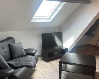 Superbe Loft Neuf - 1 Chambre- Face Au Château - Rimbaud - Sedan - Wohnzimmer