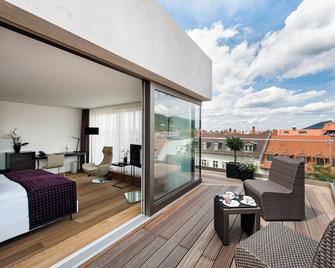 Bergheim 41 Hotel im Alten Hallenbad - היידלברג - מרפסת