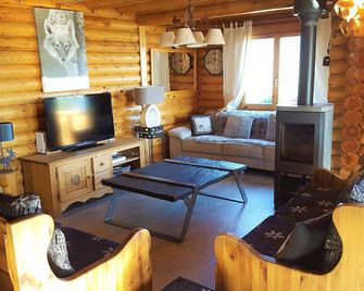 luxury chalet El Pedraforca Font-Romeu, 7 bedrooms, 210m2 - Font-Romeu-Odeillo-Via - Salon