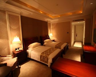 Greentree Inn Shandong Yantai Fushan District Yongda Street Express Hotel - Jen-tchaj - Ložnice