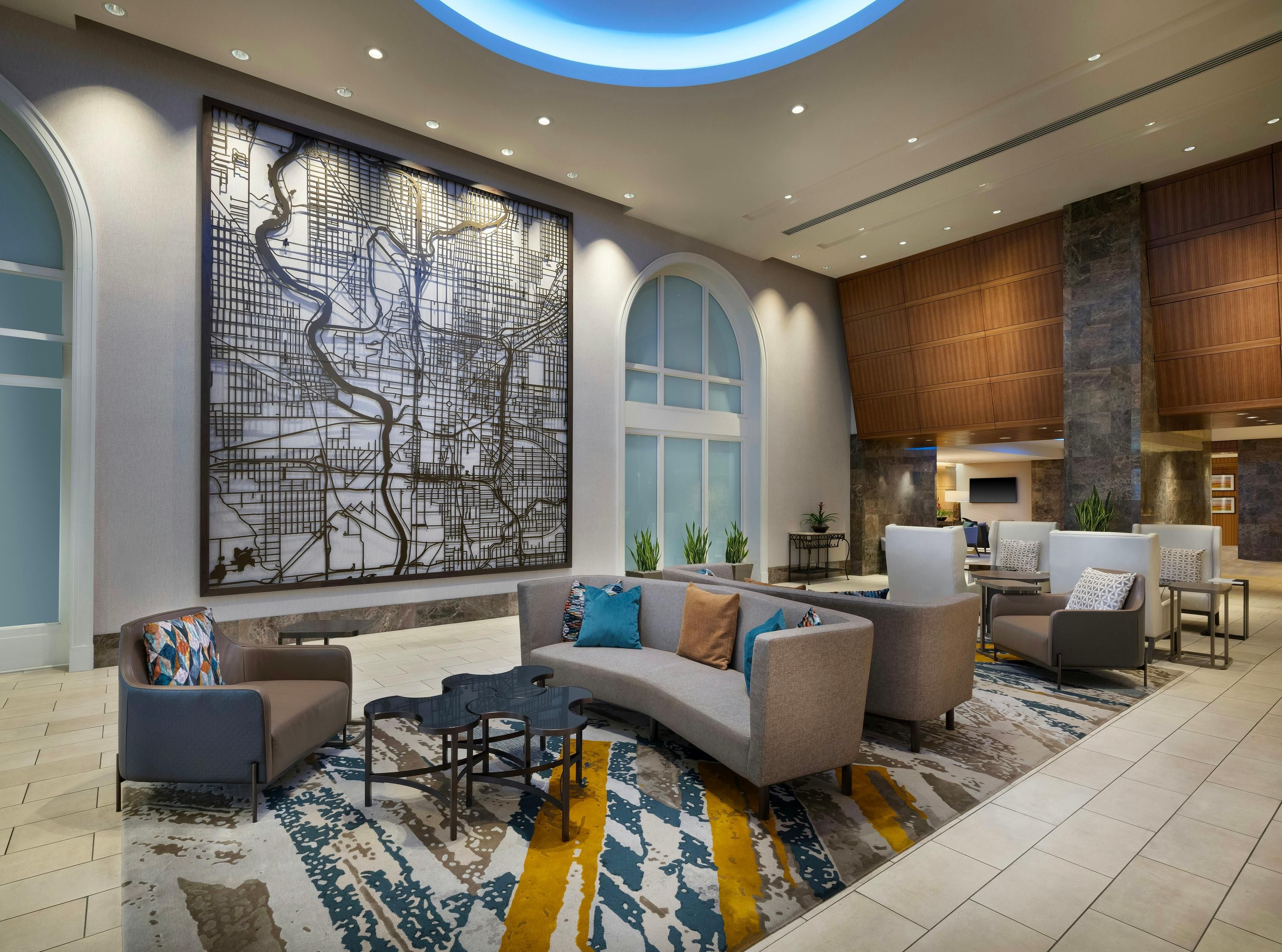 Hilton Indianapolis Hotel & Suites - Indianapolis - Lounge