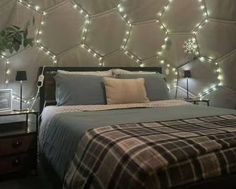 Dells Domes - Riverview Escape - Glamping Dome 4 - Wisconsin Dells - Bedroom