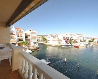 Bonito apartamento con vistas a la marina cerca del centro y playa-321 - Empuriabrava - Balcony