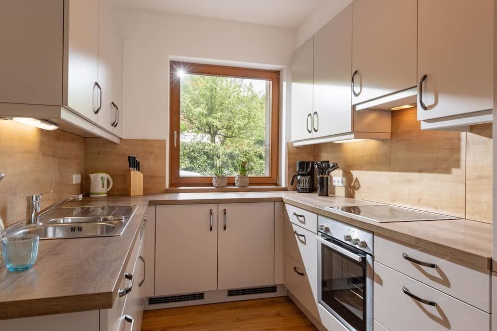 Apartment, shower, WC, garden side - Au Pension - זול - מטבח