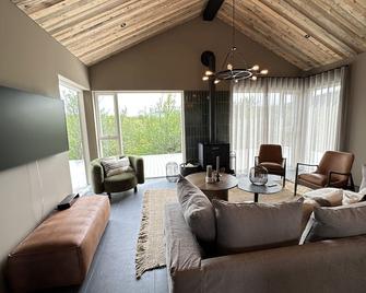 Stunning Luxury Chalet in West Iceland - Birta Rentals - Reykholt - Living room