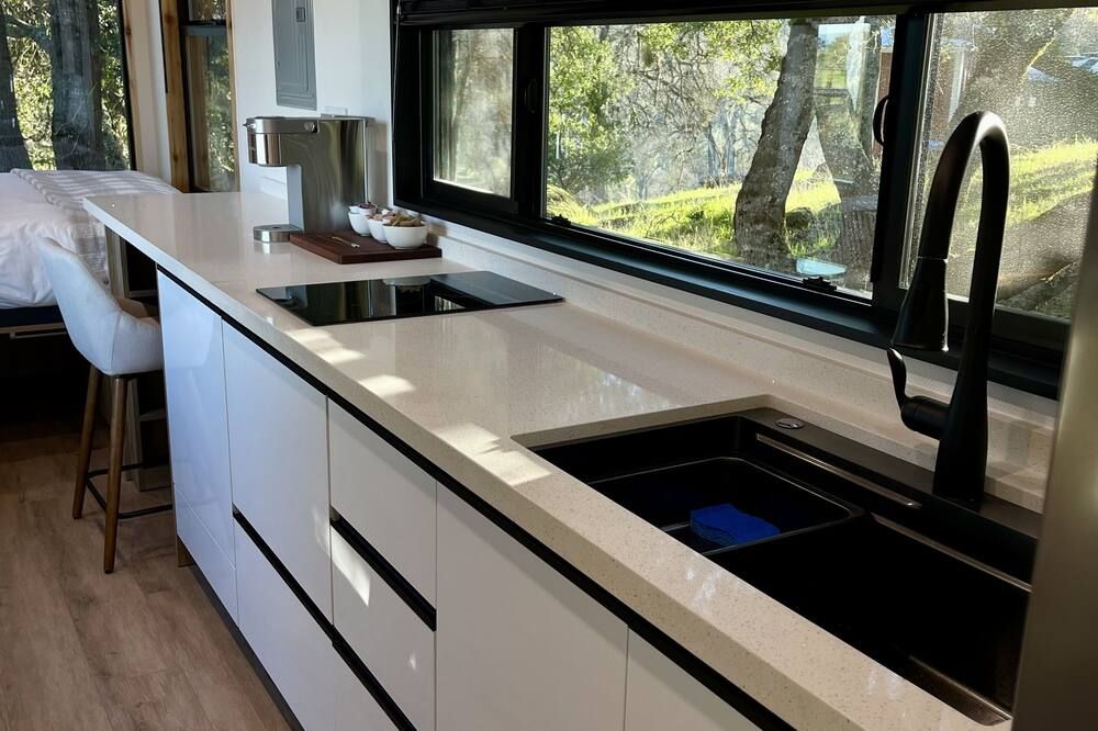 A Vineyard Tinyhome Escape - Angels Camp - Keuken