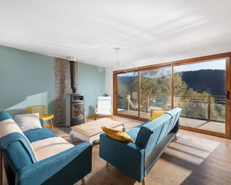 Le Cerf, chalet cocooning avec piscine et billard - Ban-sur-Meurthe-Clefcy - Living room
