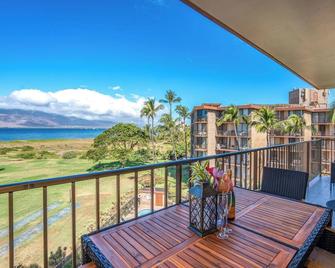 2 2 Oceanview Modern Resort Vistas - Kihei - Balkong