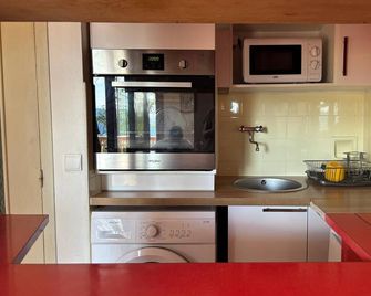 Large, bright Cocooning Studio in the heart of Valberg with sunny terrace - Guillaumes - Cuisine