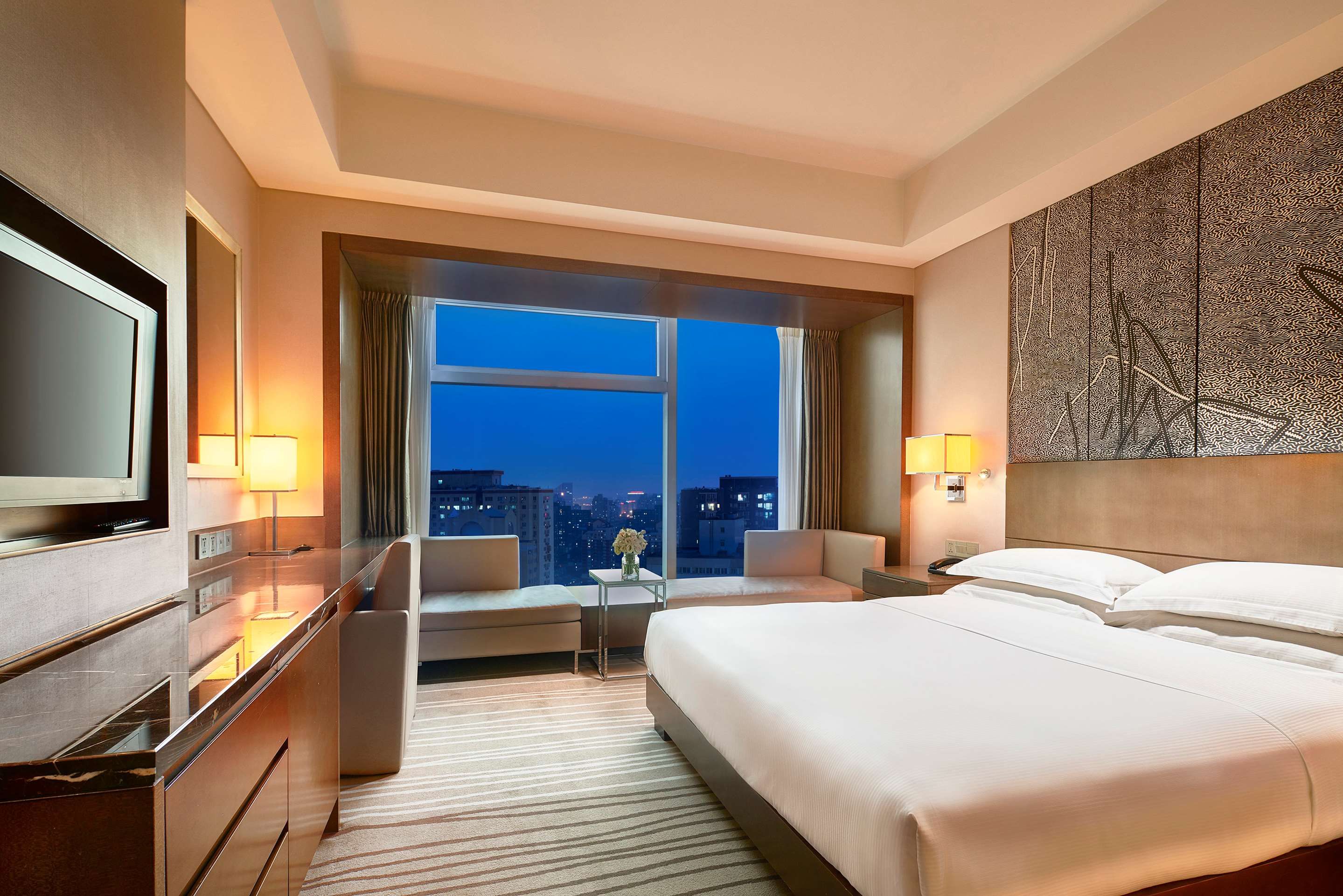 Bedroom view of DoubleTree by Hilton Beijing