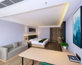 Greentree Inn Shanghai Jiading Dazhong International Auto City Business Hotel - Shanghai - Bedroom