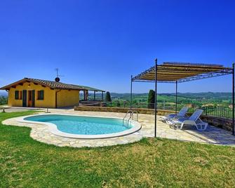 Private Villa With Private Pool, Wifi, A/C, Tv, Terrace, Pets Allowed, Panoramic View, Parking - Castelfiorentino - Zwembad