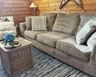Charming 2-bedroom cabin in historic Montgomery with WiFi, AC - Montgomery - Huiskamer