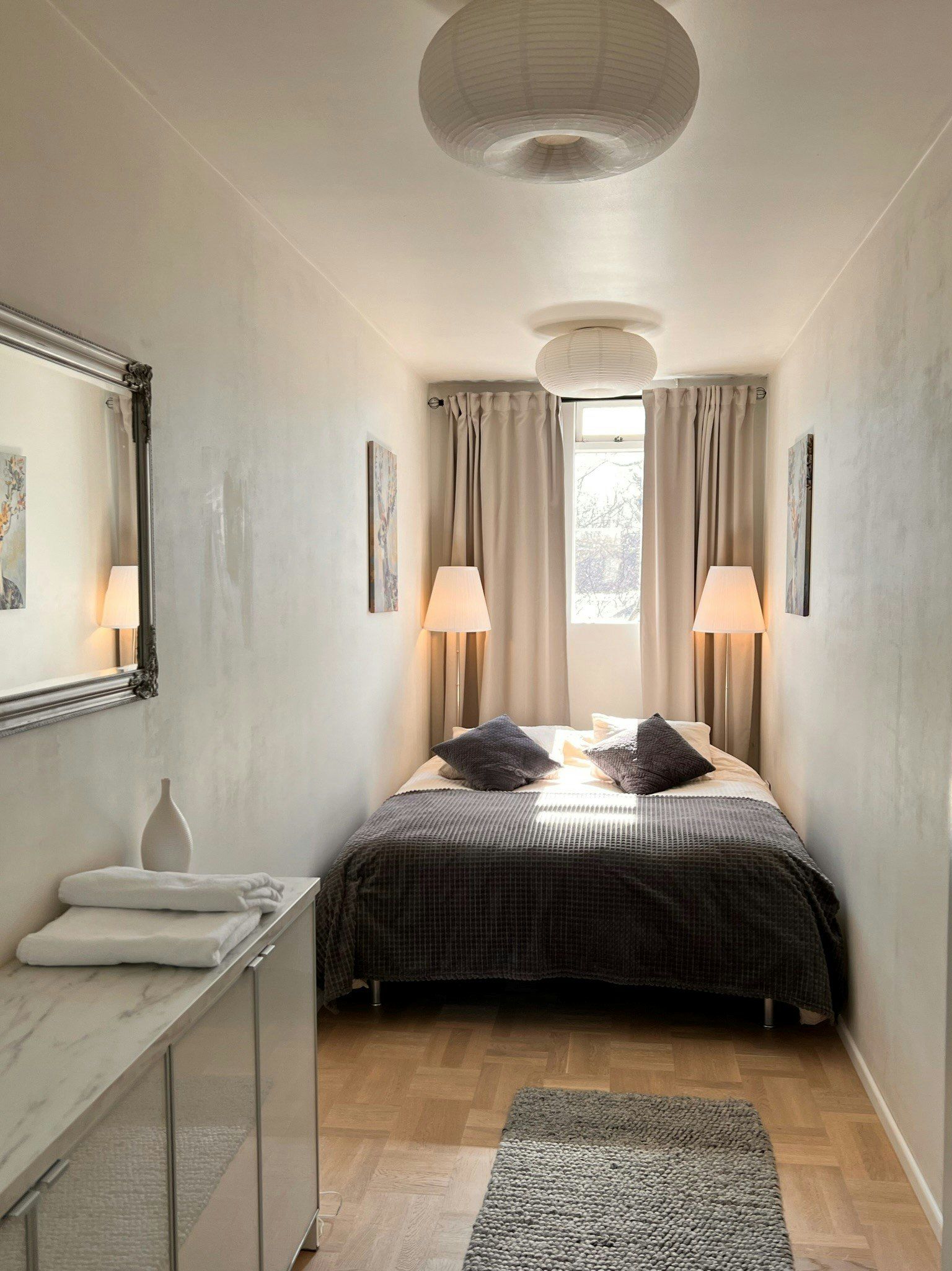 Casa Dísa - Apartments A Boutique Guesthouse in Reykjavik City`s Central Park and Botanical Garden in Laugardalur, Hot-Spring-Valley - ريكيافيك - غرفة نوم