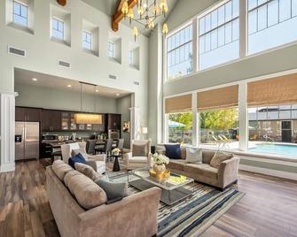 Farmhouse inspired Chic Corporate Oasis. - South Jordan - Living room