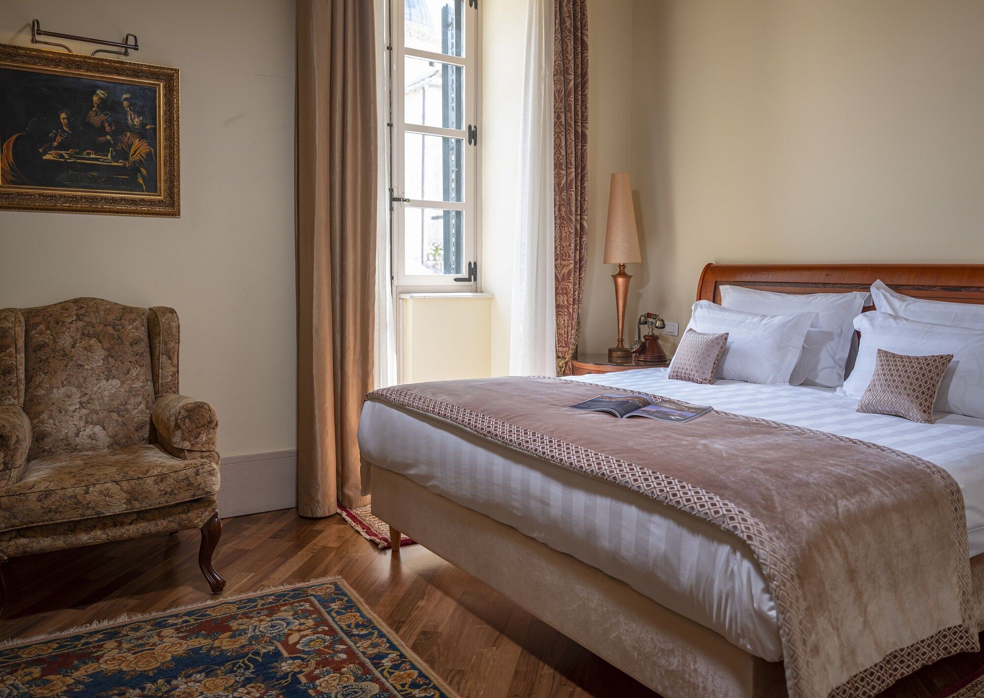 Bedroom view of The Pucic Palace