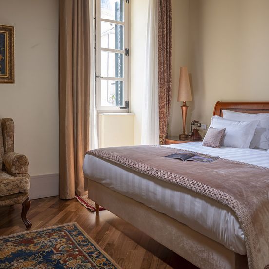 Bedroom view of The Pucic Palace