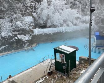 Deluxe Queen Room n Beautiful Radium Hot Springs - Radium Hot Springs - Pool