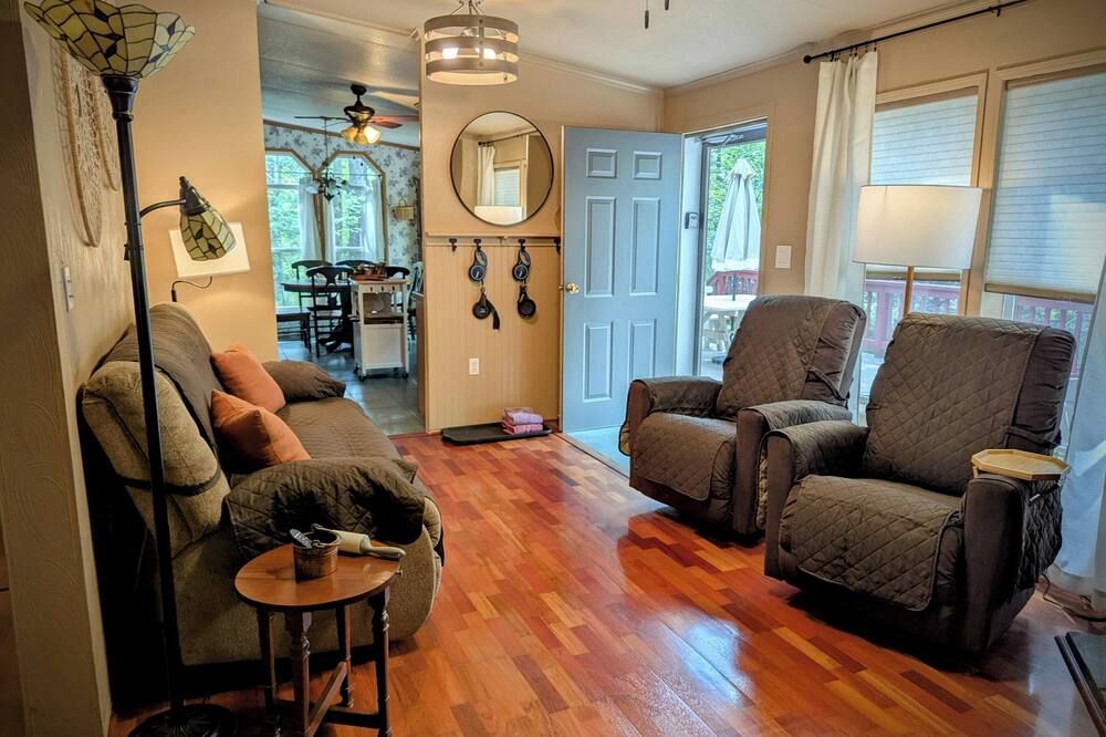 Mountain-Top Escape with Huge Deck, Fire Pit, Pet-Friendly